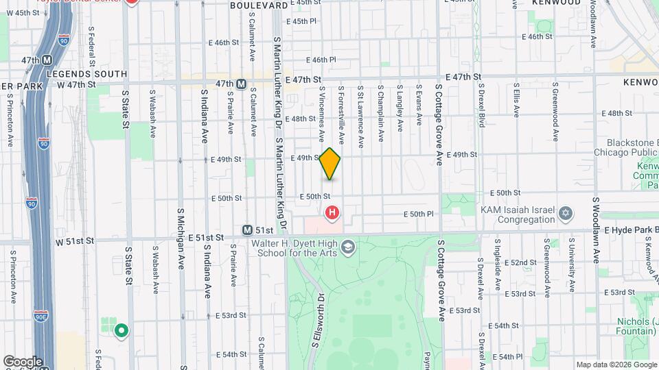 4939 S Vincennes Ave Map and Location Details