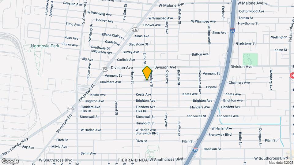 1214 Chalmers Ave Map and Location Details