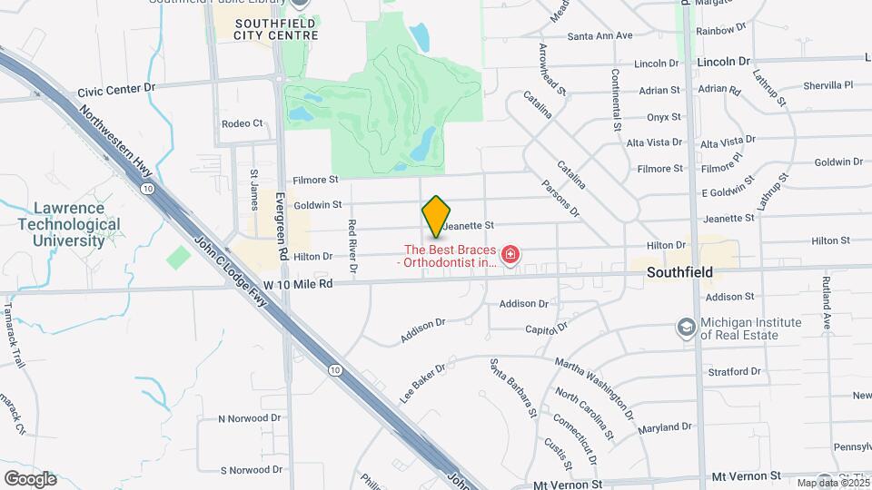 19148 Hilton Dr Map and Location Details