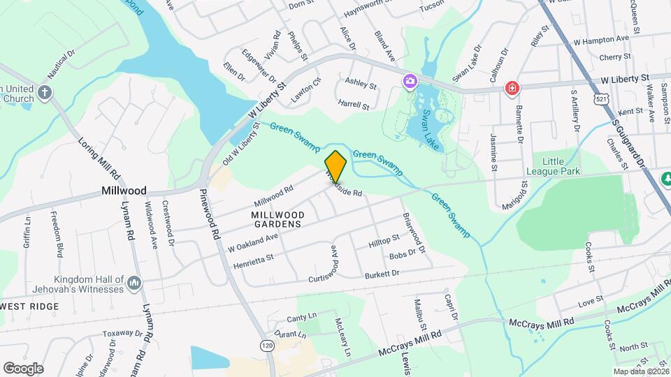 14 Woodside Rd Map and Location Details