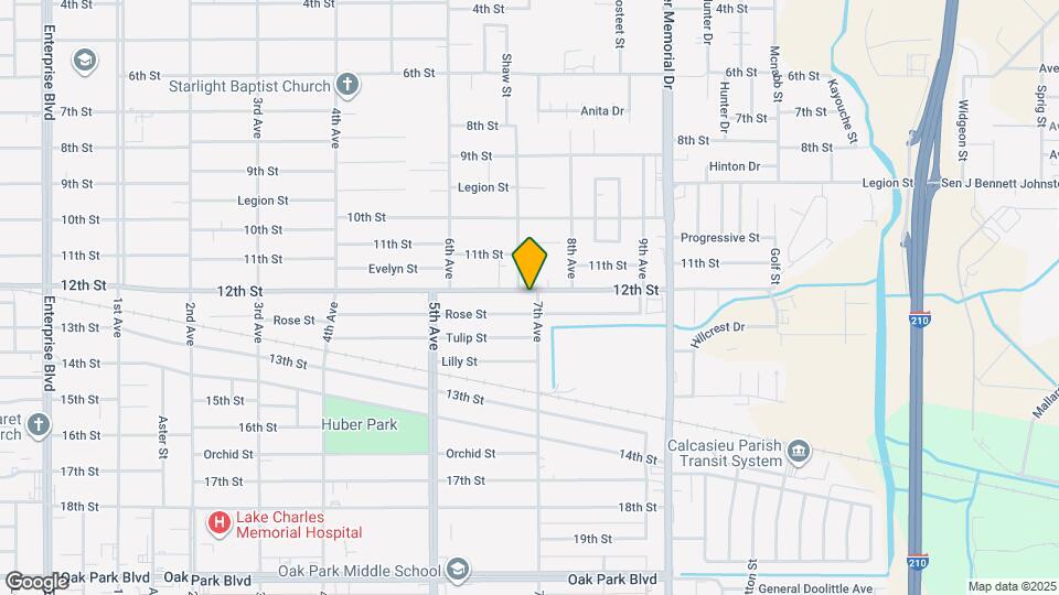 2308 12th St Map and Location Details