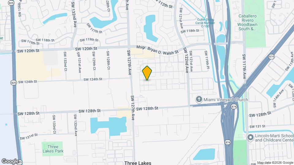 12456 SW 124th Path Map and Location Details