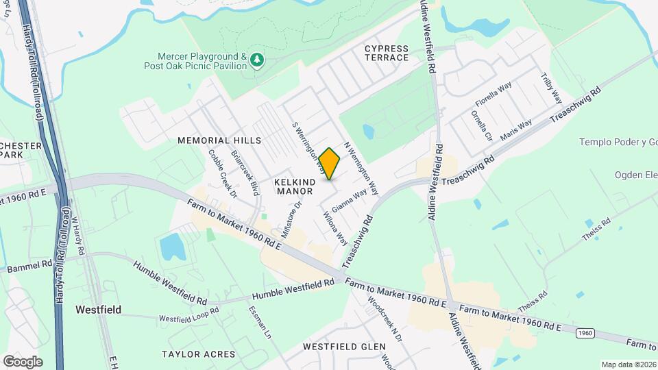 21519 S Werrington Way Map and Location Details