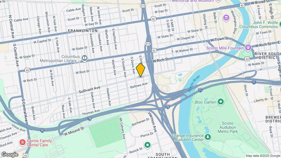 753 1/2-878-872 Sullivant Ave Map and Location Details