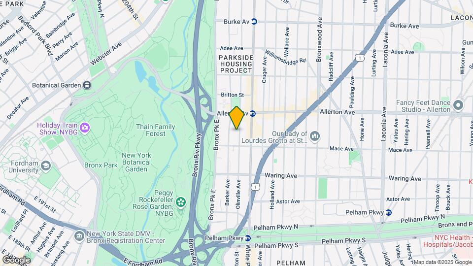 2531 Olinville Ave Map and Location Details