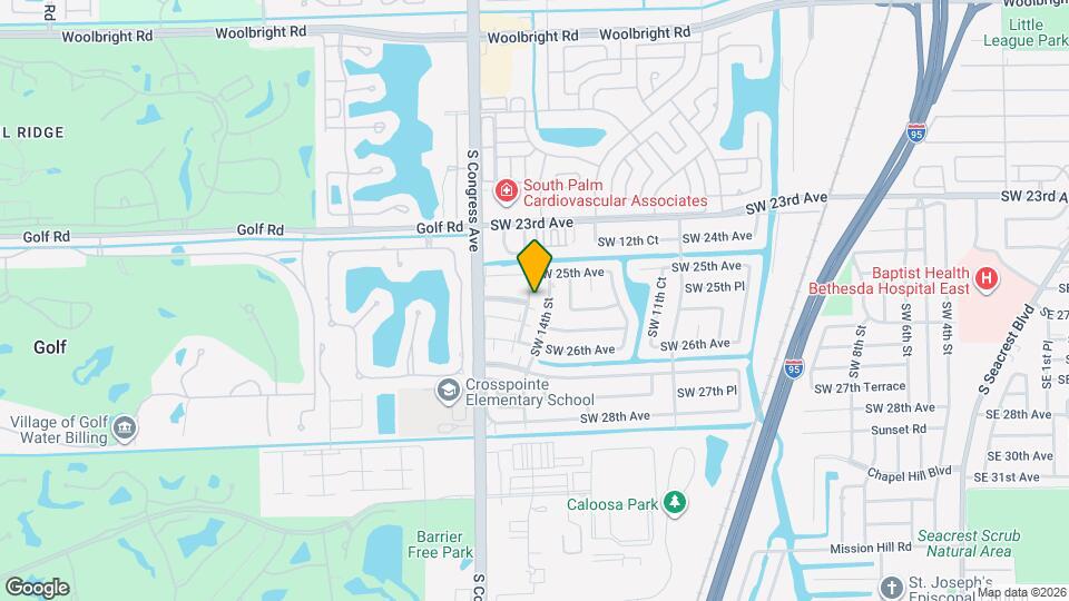 2540 SW 14th Ct Mapa y Detalles de la Ubicación