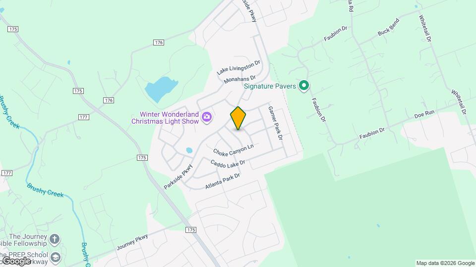 124 Claiborne Lake Ln Map and Location Details