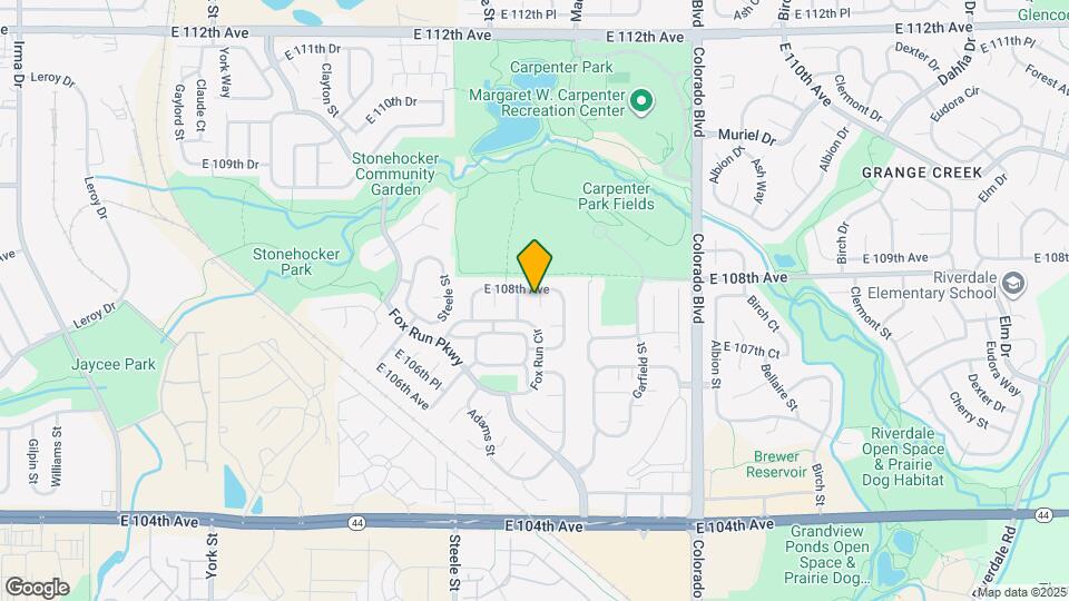 10761 Cook Ct Mapa y Detalles de la Ubicación