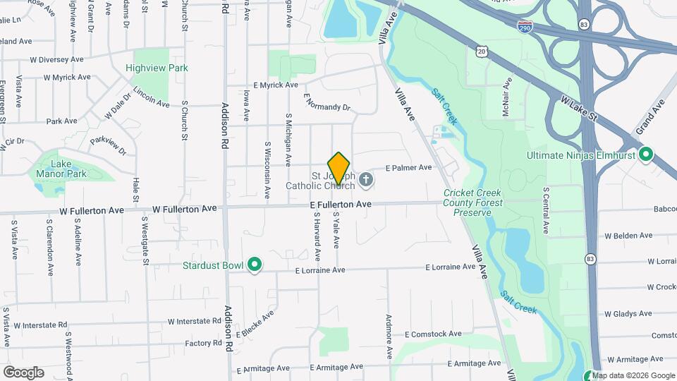 333 S Yale Ave Map and Location Details
