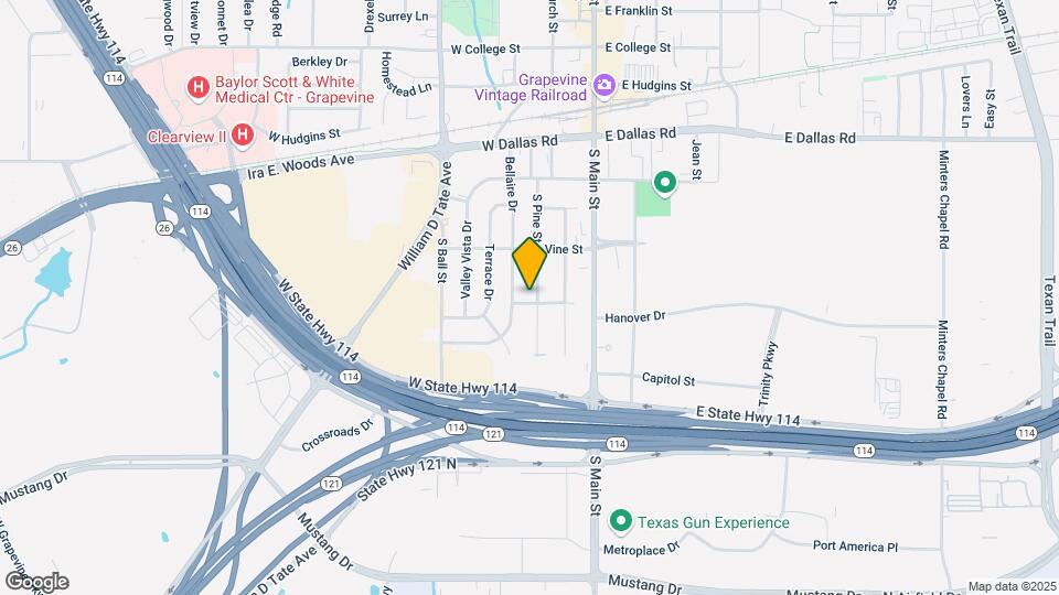 1246 S Pine St Mapa y Detalles de la Ubicación