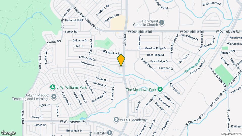 9814 Emory Oak Cir Map and Location Details