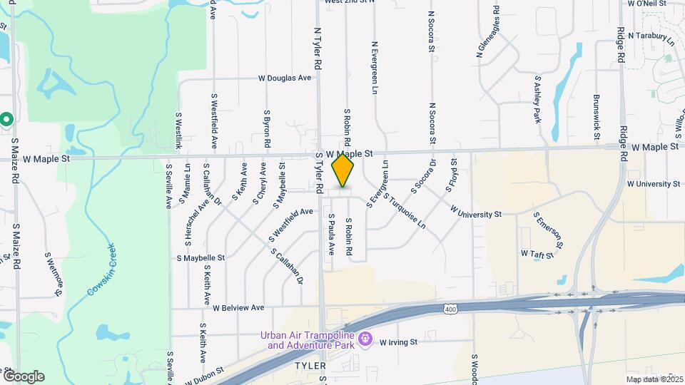 8700 W University St Map and Location Details