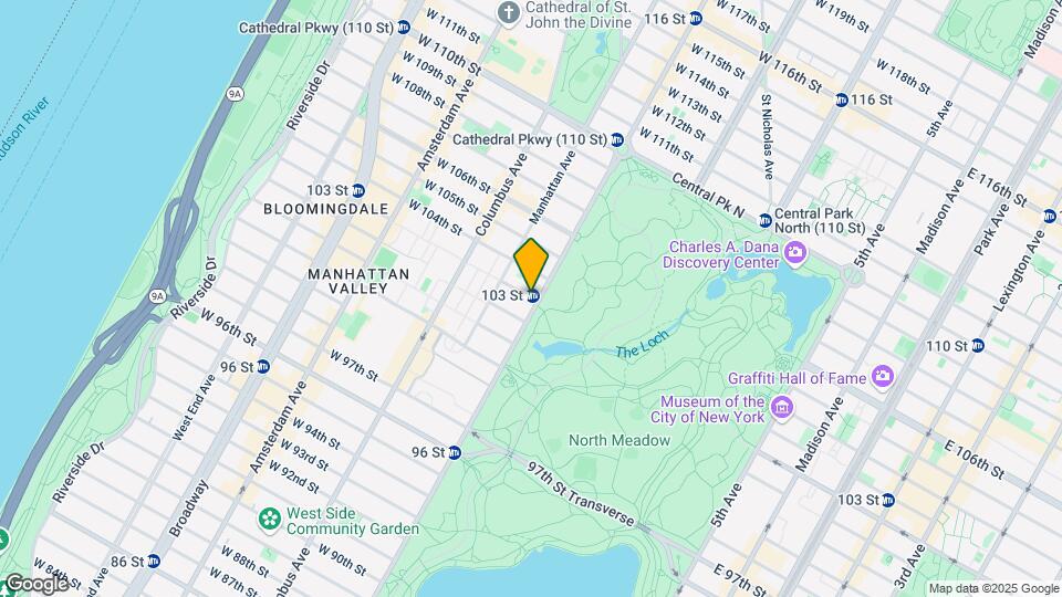 15 W 103rd St Mapa y Detalles de la Ubicación