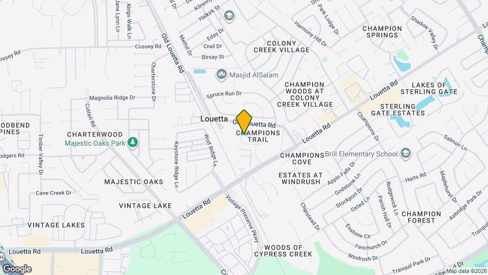 16718 Mackenzie Mesa Dr Map and Location Details