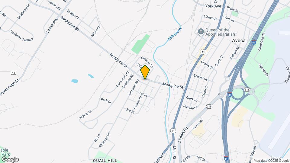 620 McAlpine St Apartments and Nearby Avoca Apartments For Rent Avoca, PA