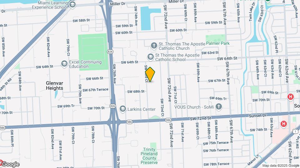 6645 SW 73rd Ct Map and Location Details