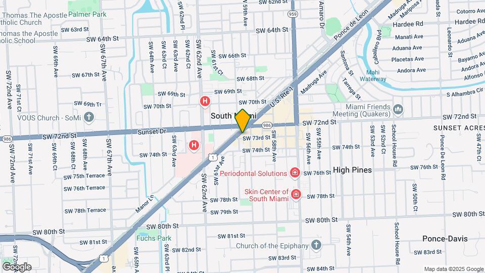 Private Top Floor Unit Map and Location Details