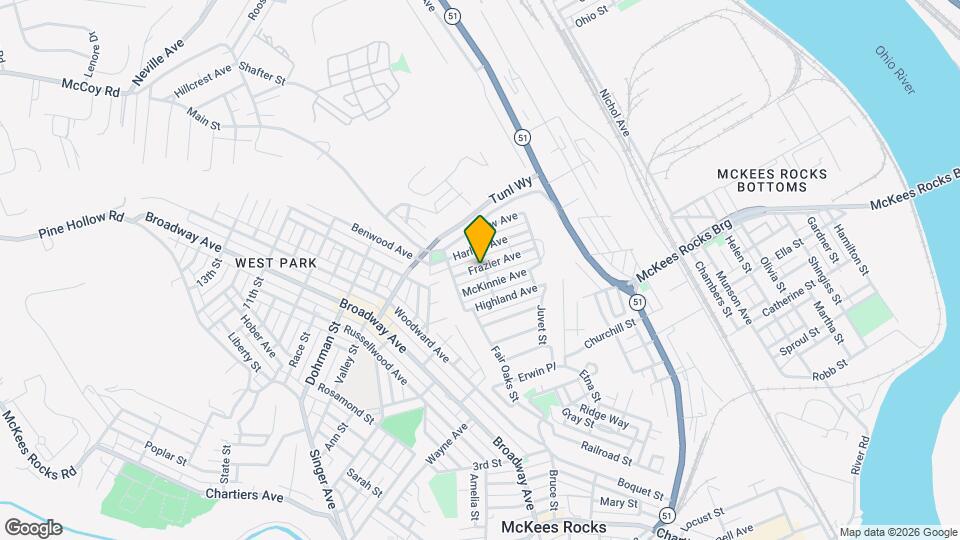 71 Frazier Ave Mapa y Detalles de la Ubicación