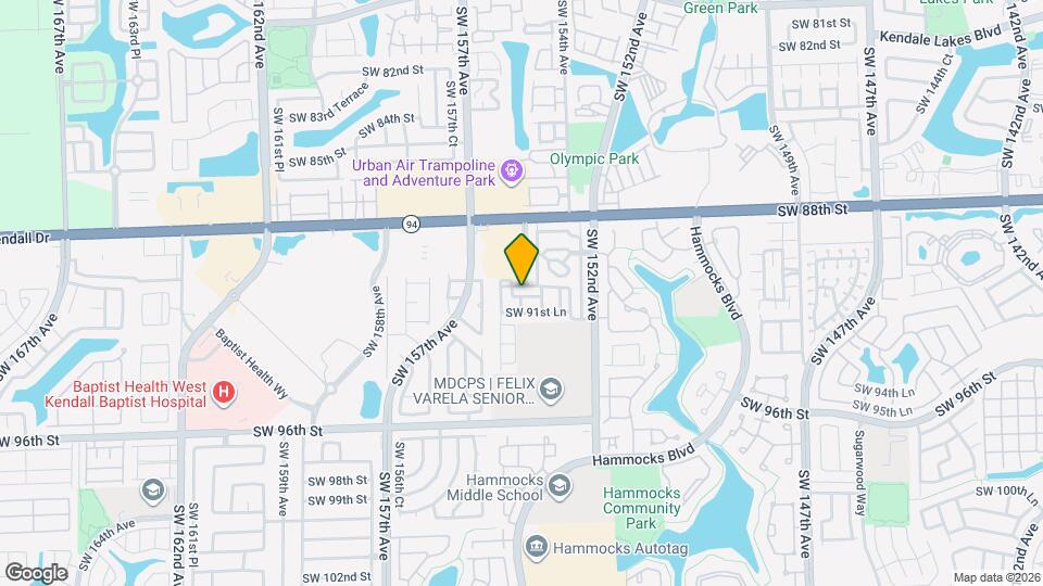15352 SW 91st St Mapa y Detalles de la Ubicación