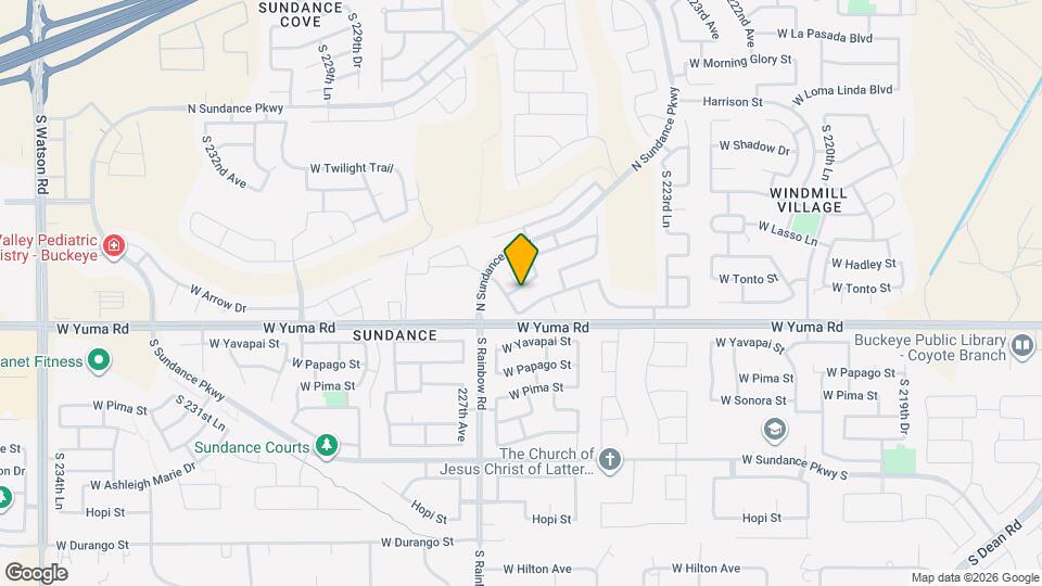 22631 W Tonto St Map and Location Details