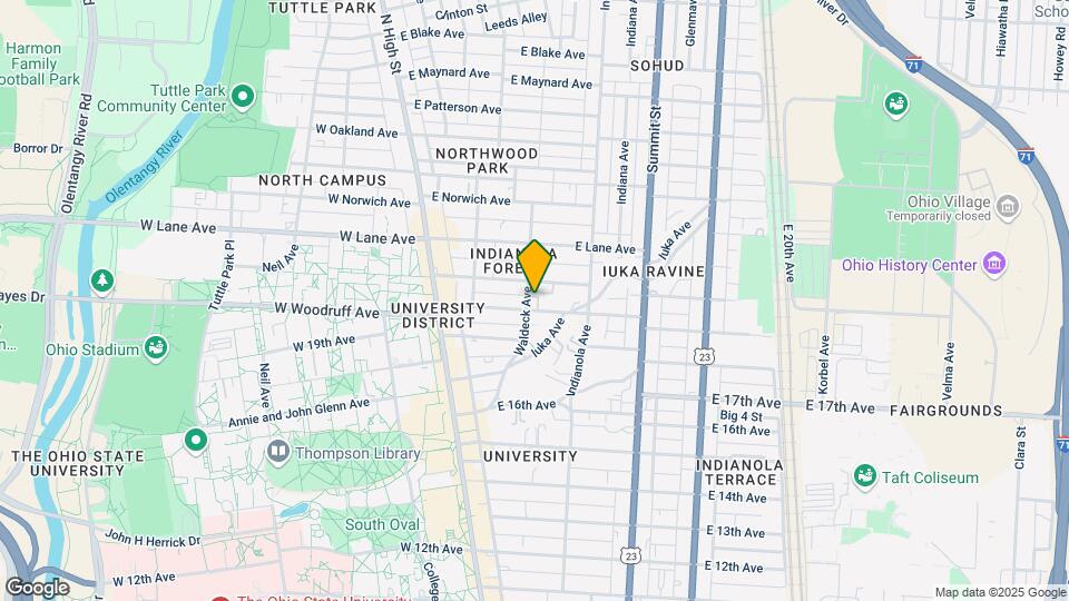 130 E Woodruff Ave Mapa y Detalles de la Ubicación