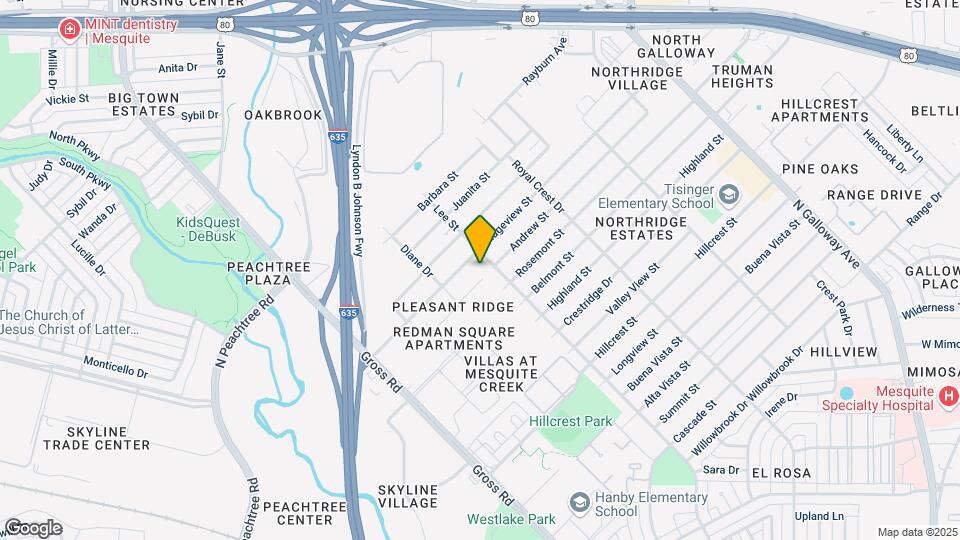 1261 Redman Ave Map and Location Details
