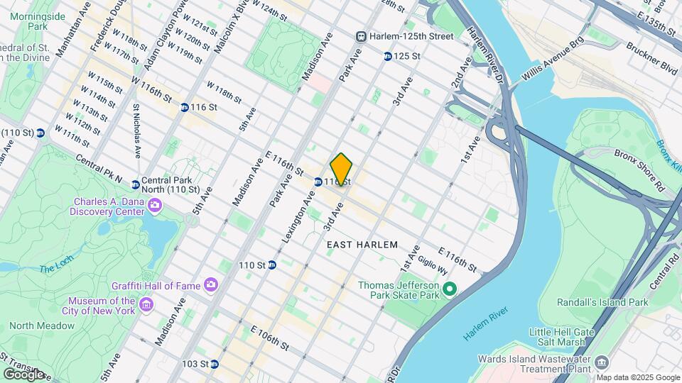 187 East 116 Street Map and Location Details