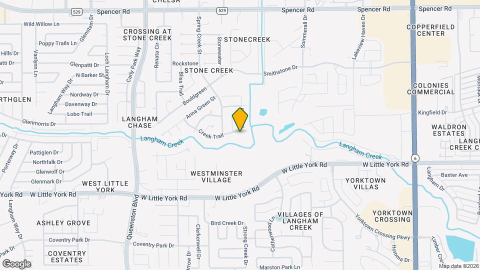 16611 Creek Trail Map and Location Details