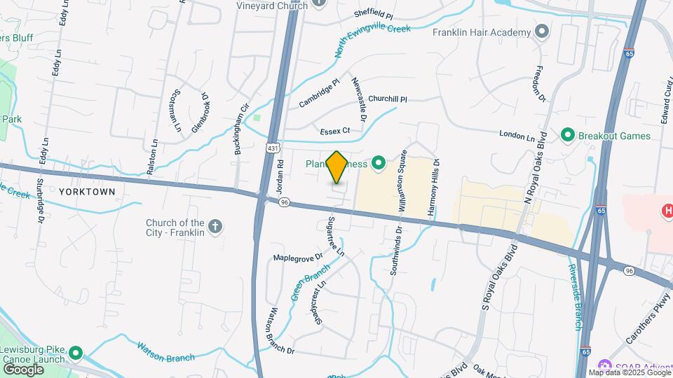 1011 Murfreesboro Rd Map and Location Details
