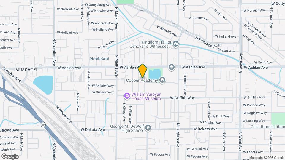 4115 N Briarwood Ave Map and Location Details