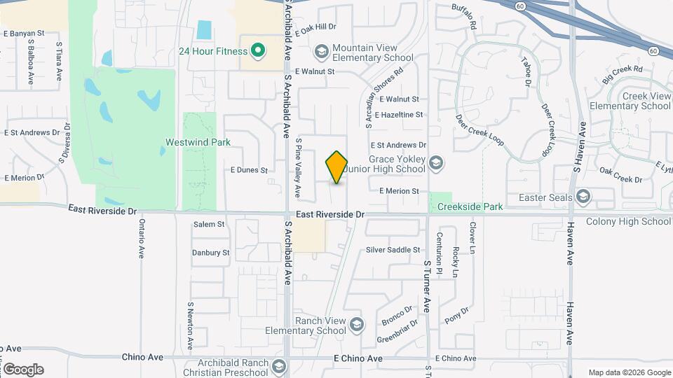 2929 S Cedar Ridge Pl Map and Location Details