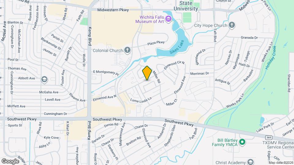 2824 Mill Valley Dr Map and Location Details