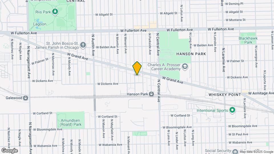 2123 N Mango Ave Map and Location Details