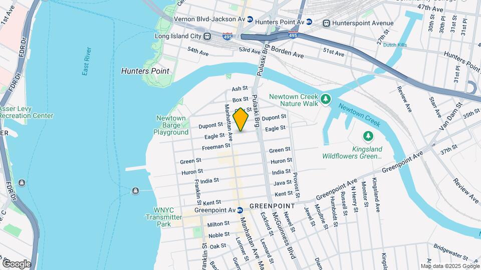 160 Eagle St Mapa y Detalles de la Ubicación