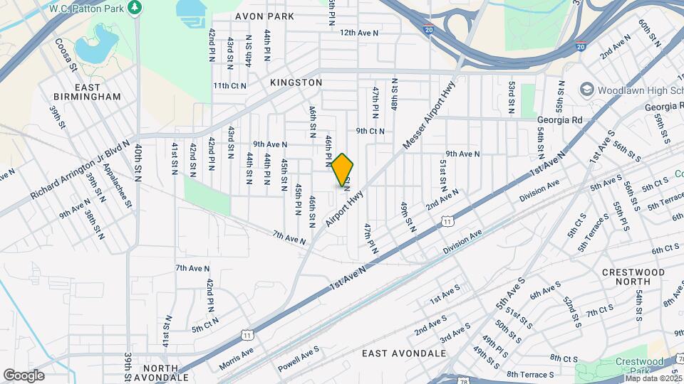 712 47th St N Map and Location Details