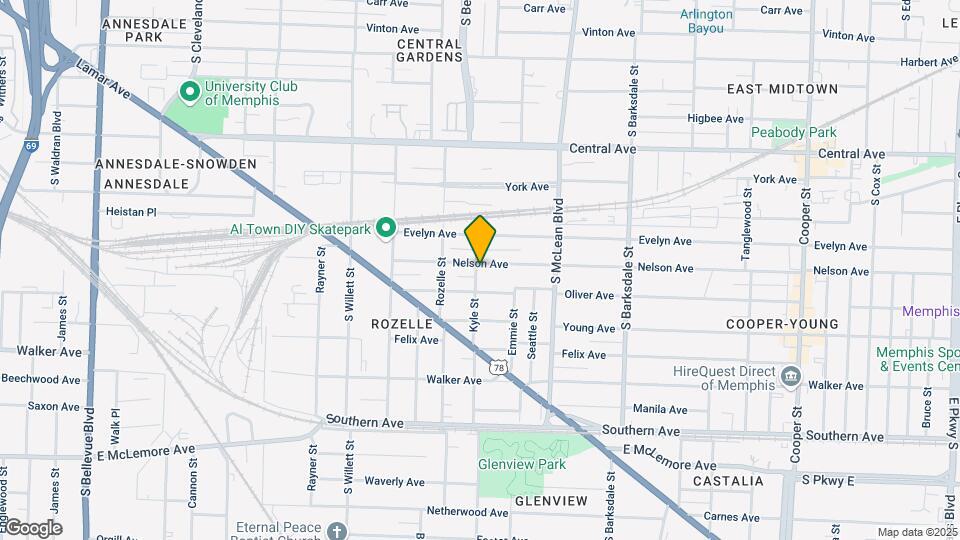 1721 Nelson Ave Map and Location Details