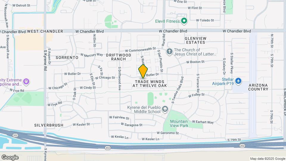 214 S Rush Cir E Map and Location Details