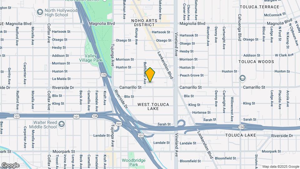 11145 Camarillo St Mapa y Detalles de la Ubicación