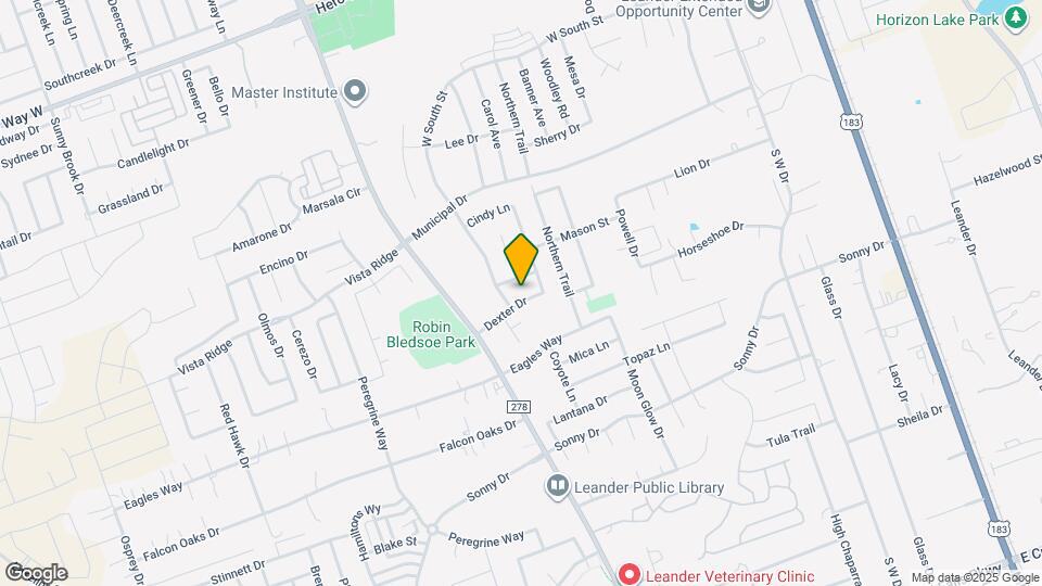 921 Dexter Dr Map and Location Details