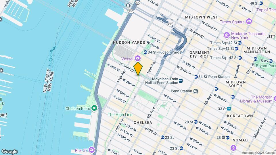 515 W 29th St Mapa y Detalles de la Ubicación