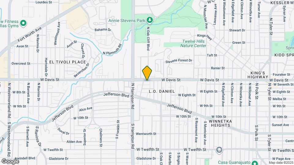 2212 W Davis St Map and Location Details