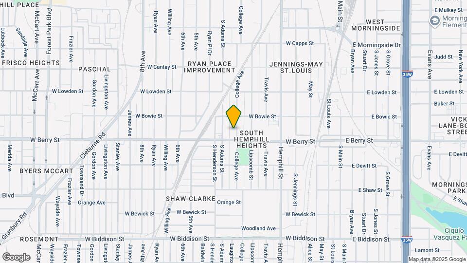 3028 College Ave Map and Location Details