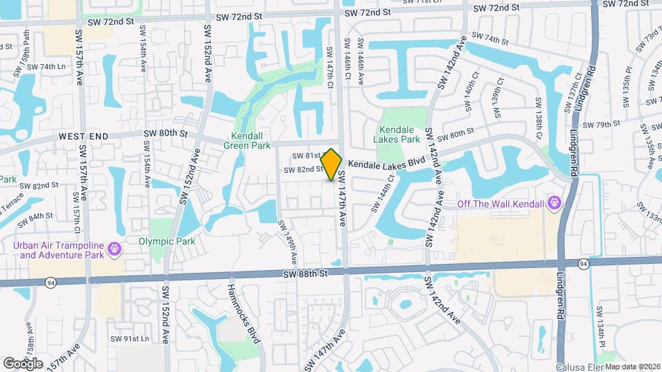 8246 SW 147th Ct Map and Location Details