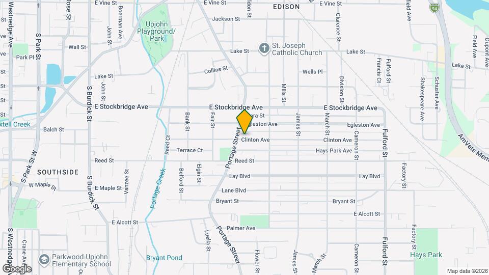 817 Clinton Ave Map and Location Details