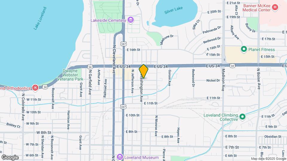 517 E 13th St Map and Location Details