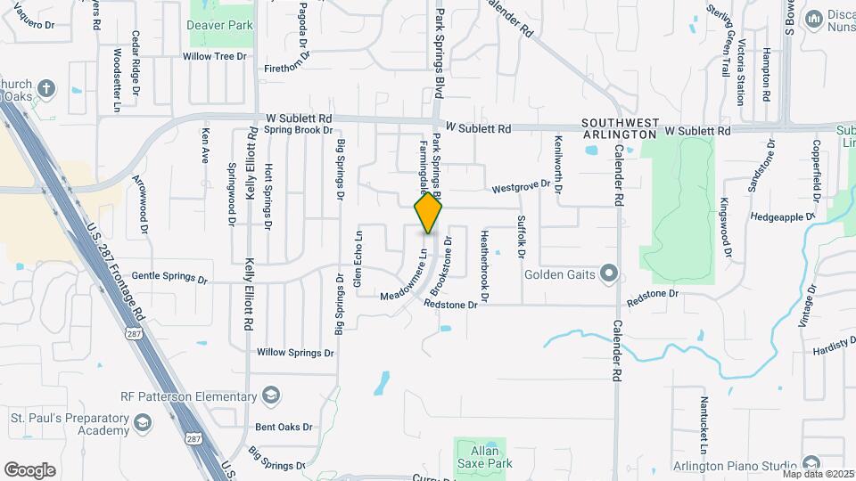 6209 Meadowmere Ln Map and Location Details