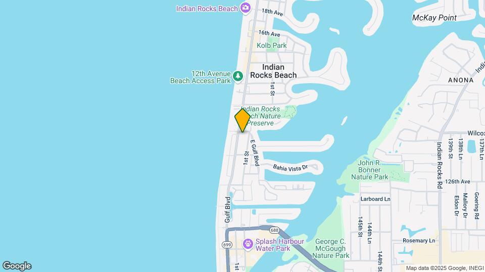 821 Gulf Blvd Map and Location Details