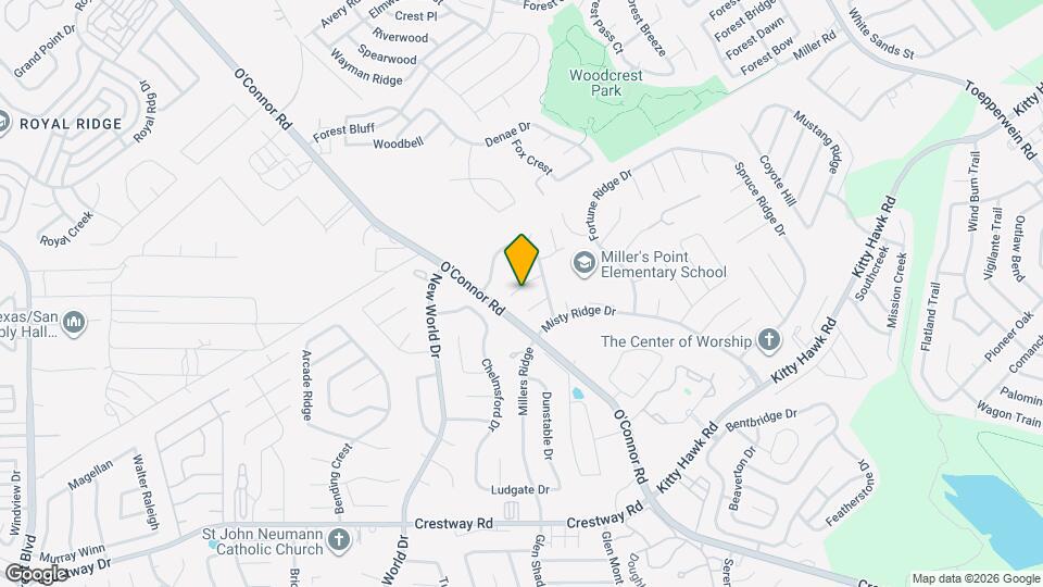 7014 Hickory Ridge Dr Map and Location Details