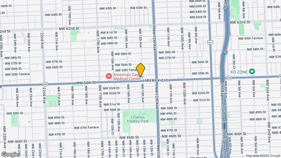 5410 NW 13th Ave Map and Location Details