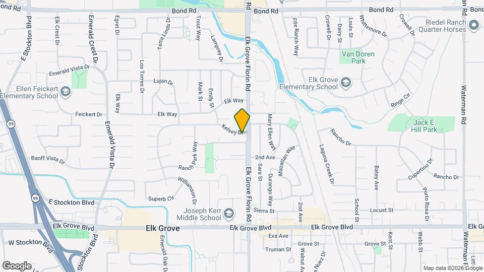 8892 Kelsey Dr Map and Location Details